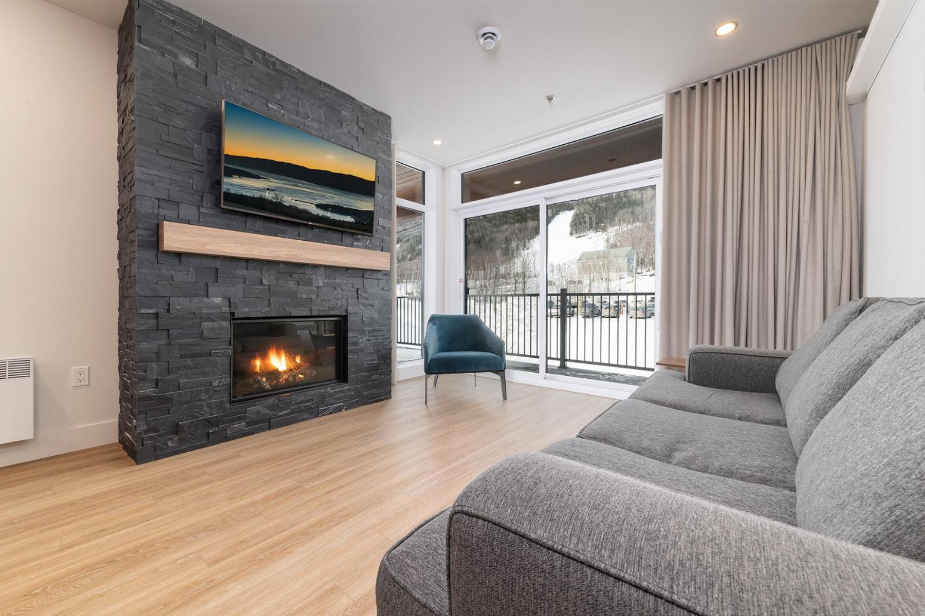 Les Appartements Du Massif De Charlevoix Petite-Riviere-Saint-Francois Zimmer foto
