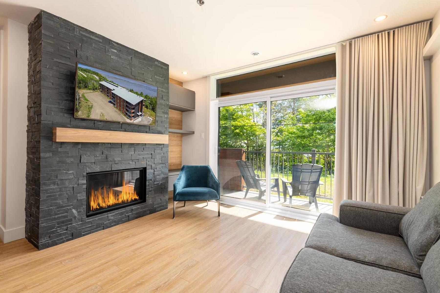 Les Appartements Du Massif De Charlevoix Petite-Riviere-Saint-Francois Zimmer foto